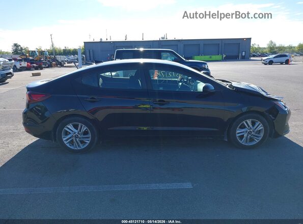 KMHD84LF5LU040777 2020 HYUNDAI ELANTRA Черный Вид задней части салона