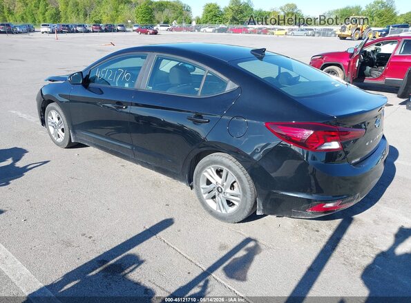 KMHD84LF5LU040777 2020 HYUNDAI ELANTRA Черный Задняя левая четверть