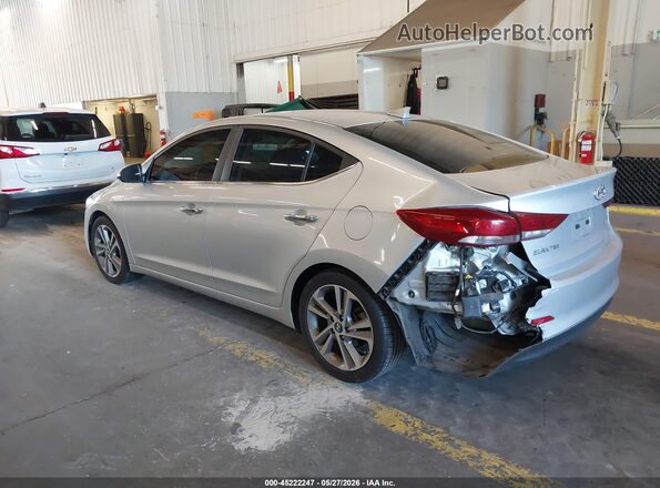 KMHD84LF6HU153547 2017 HYUNDAI ELANTRA Silver Trasero izquierdo