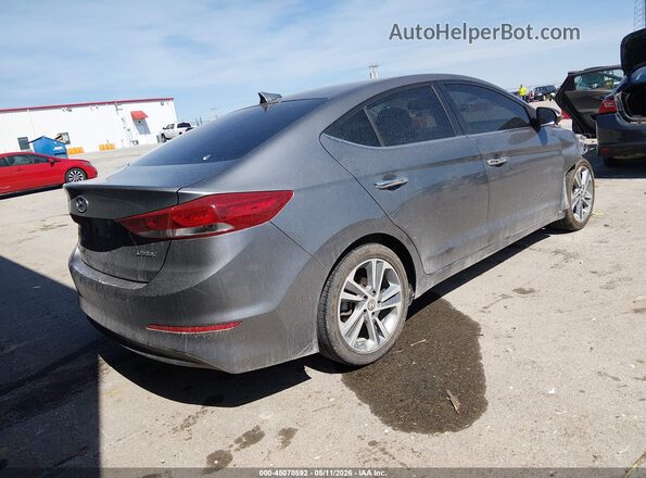 KMHD84LF6HU174544 2017 HYUNDAI ELANTRA Silver Trasero derecho