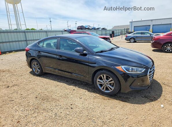 KMHD84LF6HU201399 2017 HYUNDAI ELANTRA Black 