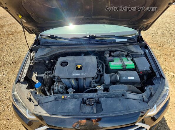 KMHD84LF6HU201399 2017 HYUNDAI ELANTRA Black 