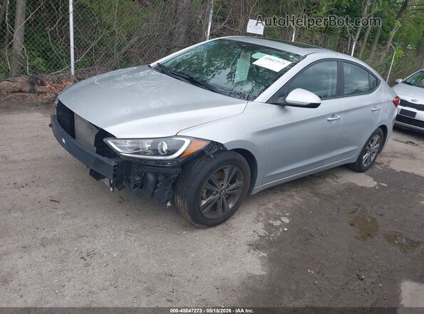 KMHD84LF6JU492038 2018 HYUNDAI ELANTRA Silver 