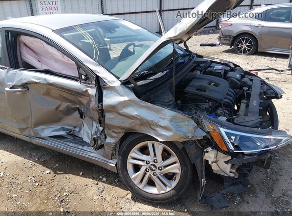 KMHD84LF6KU768896 2019 HYUNDAI ELANTRA Silver Front view