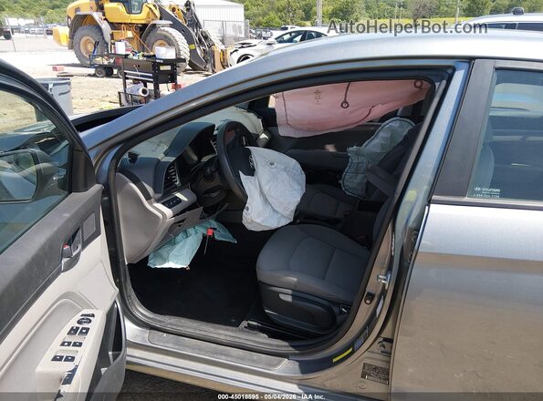 KMHD84LF6KU768896 2019 HYUNDAI ELANTRA Silver Front interior view