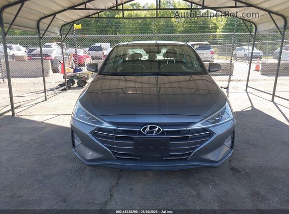 KMHD84LF6KU811391 2019 HYUNDAI ELANTRA Gray Вид щитка приладів