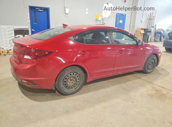 KMHD84LF6KU873339 2019 HYUNDAI ELANTRA Red Trasero derecho