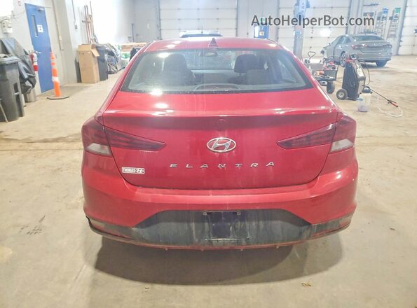 KMHD84LF6KU873339 2019 HYUNDAI ELANTRA Red Vista trasera
