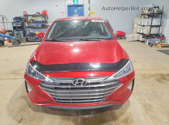 KMHD84LF6KU873339 2019 HYUNDAI ELANTRA Red Vista frontal