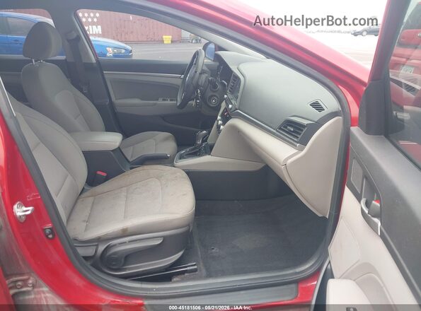 KMHD84LF6LU904607 2020 HYUNDAI ELANTRA Red Front interior view