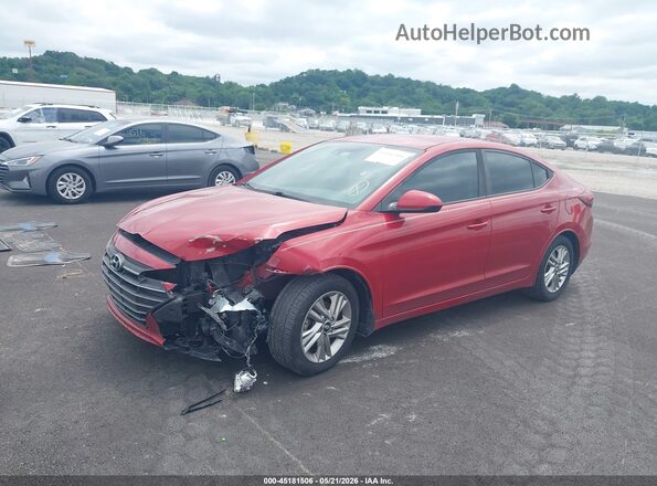 KMHD84LF6LU904607 2020 HYUNDAI ELANTRA Red Front left