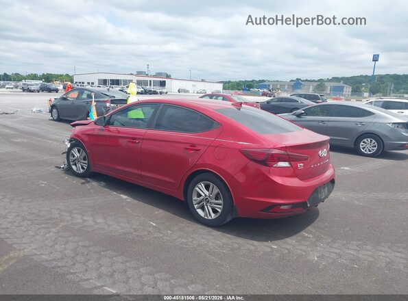 KMHD84LF6LU904607 2020 HYUNDAI ELANTRA Red Rear left