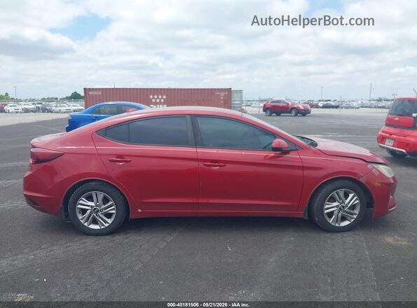 KMHD84LF6LU904607 2020 HYUNDAI ELANTRA Red 360 interior view