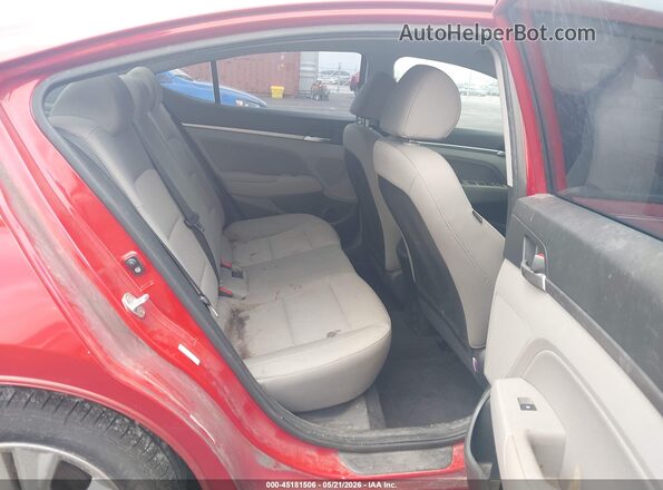 KMHD84LF6LU904607 2020 HYUNDAI ELANTRA Red VIN sticker view