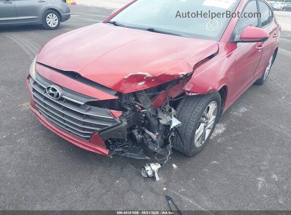 KMHD84LF6LU904607 2020 HYUNDAI ELANTRA Red Front view