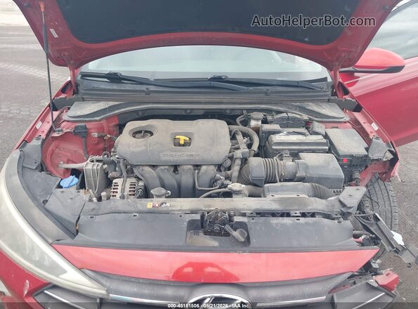 KMHD84LF6LU904607 2020 HYUNDAI ELANTRA Red Rear view