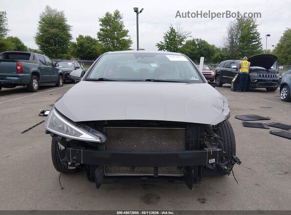 KMHD84LF6LU938689 2020 HYUNDAI ELANTRA Gray Widok zestawu wskaźników