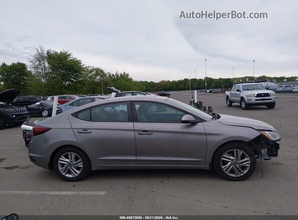 KMHD84LF6LU938689 2020 HYUNDAI ELANTRA Gray Widok wnętrza z tyłu