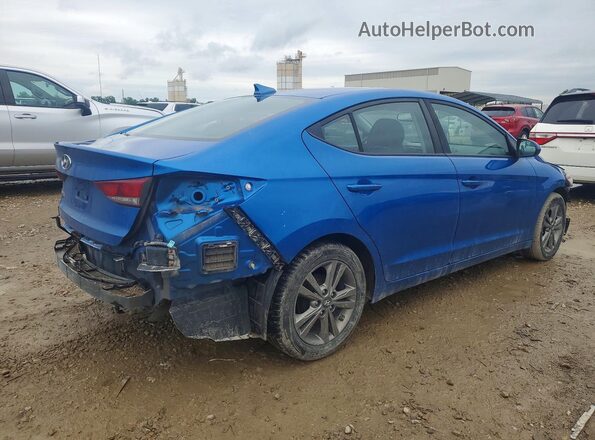 KMHD84LF7HU249297 2017 HYUNDAI ELANTRA Blue Задня права чверть