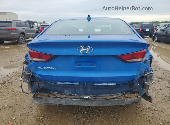 KMHD84LF7HU249297 2017 HYUNDAI ELANTRA Blue Вид ззаду