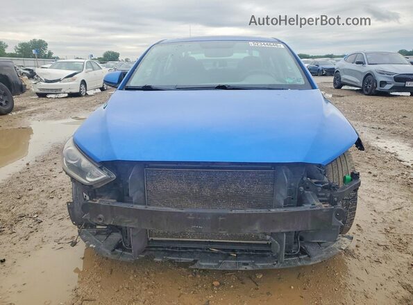 KMHD84LF7HU249297 2017 HYUNDAI ELANTRA Blue Вид спереду