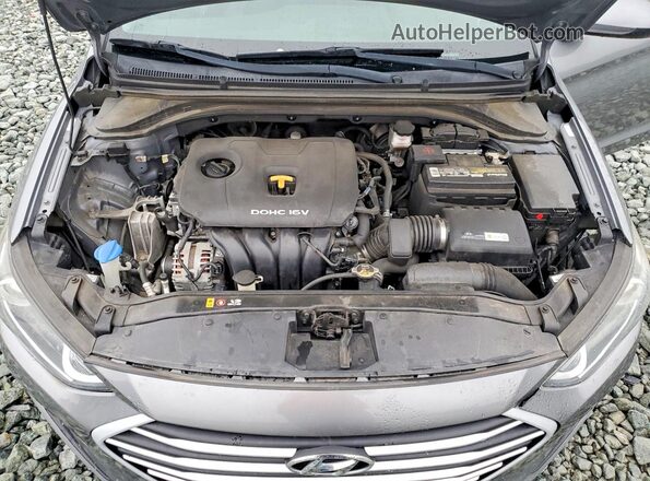 KMHD84LF7HU387325 2017 HYUNDAI ELANTRA Silver უკანა სალონის ხედი