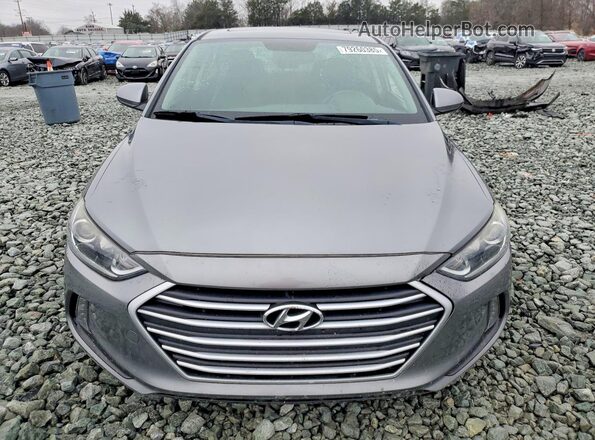 KMHD84LF7HU387325 2017 HYUNDAI ELANTRA Silver წინა ხედი