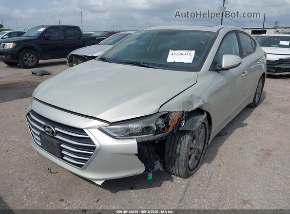 KMHD84LF7JU466564 2018 HYUNDAI ELANTRA Beige წინა ხედი