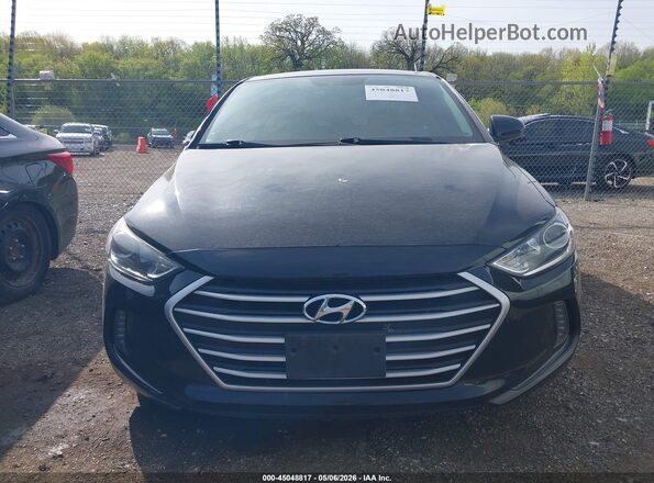 KMHD84LF7JU556071 2018 HYUNDAI ELANTRA Black Vista del salpicadero