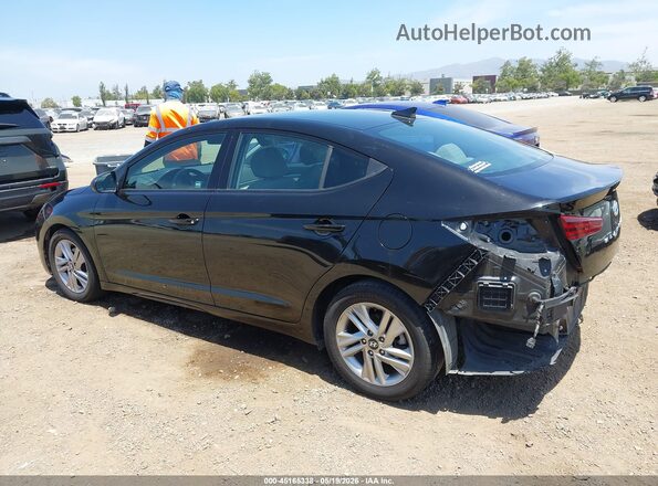 KMHD84LF7KU731081 2019 HYUNDAI ELANTRA Black Tył lewy