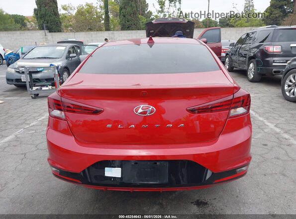 KMHD84LF7LU013659 2020 HYUNDAI ELANTRA Red 