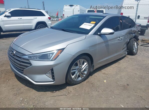 KMHD84LF7LU016111 2020 HYUNDAI ELANTRA Silver Առջևի ձախ երեք քառորդ տեսարան