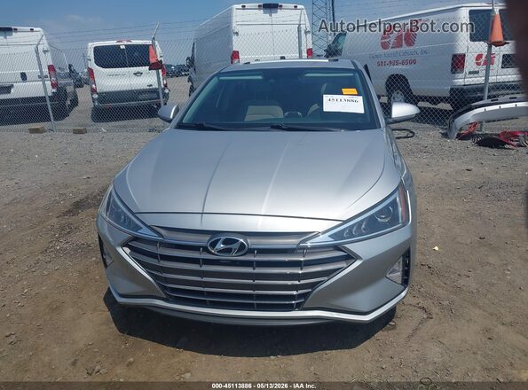 KMHD84LF7LU016111 2020 HYUNDAI ELANTRA Silver Սալոնի հետևի տեսք