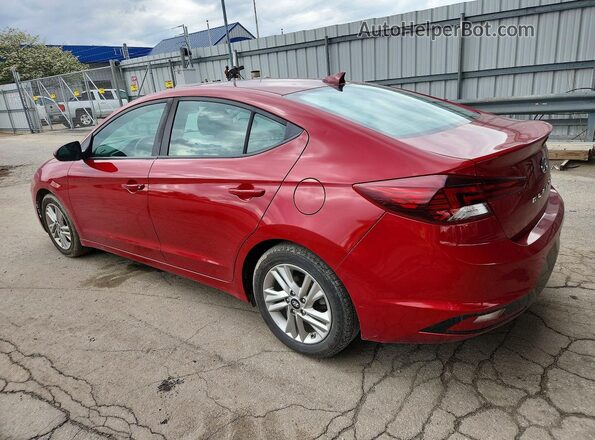 KMHD84LF7LU022345 2020 HYUNDAI ELANTRA Red Rear left