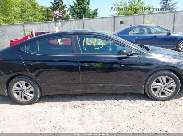 KMHD84LF7LU073442 2020 HYUNDAI ELANTRA Black Rear interior view