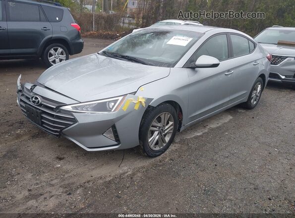 KMHD84LF7LU078706 2020 HYUNDAI ELANTRA Серебряный Передняя левая четверть