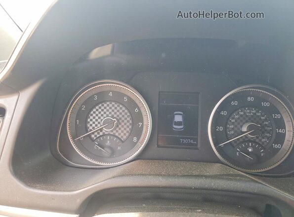 KMHD84LF7LU995239 2020 HYUNDAI ELANTRA Red Вид щитка приладів