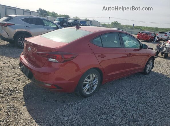 KMHD84LF7LU995239 2020 HYUNDAI ELANTRA Red Задня права чверть