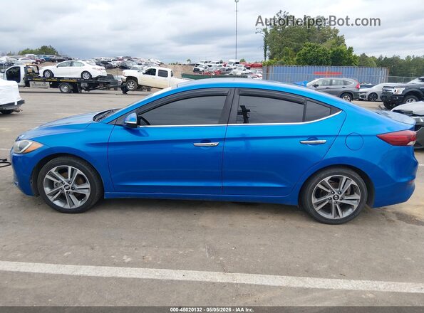 KMHD84LF8HU074915 2017 HYUNDAI ELANTRA Blue 