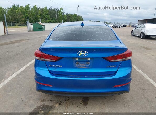 KMHD84LF8HU074915 2017 HYUNDAI ELANTRA Blue 