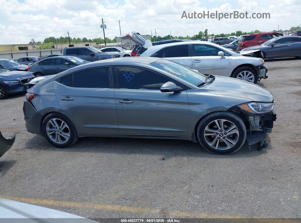 KMHD84LF8JU448929 2018 HYUNDAI ELANTRA Gray Widok wnętrza z tyłu