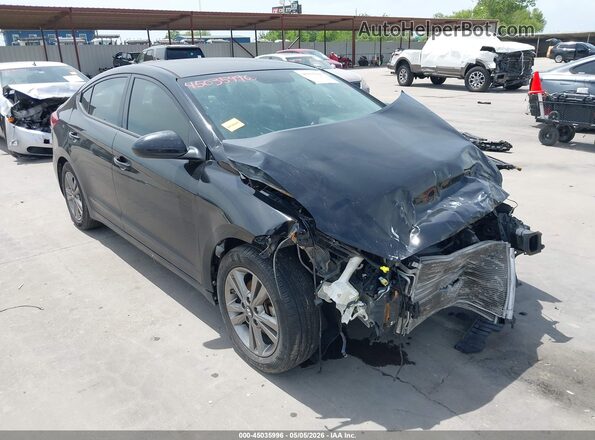 KMHD84LF8JU679071 2018 HYUNDAI ELANTRA Black 