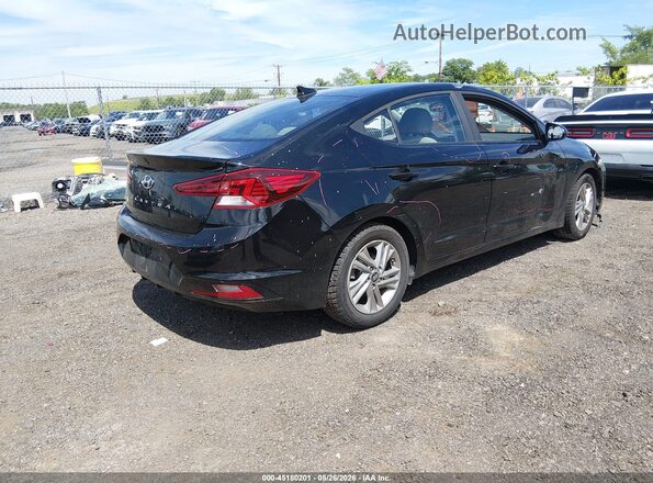 KMHD84LF8KU741702 2019 HYUNDAI ELANTRA Black Tył prawy