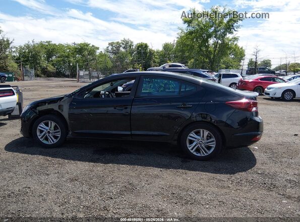 KMHD84LF8KU741702 2019 HYUNDAI ELANTRA Black Widok wnętrza 360 stopni