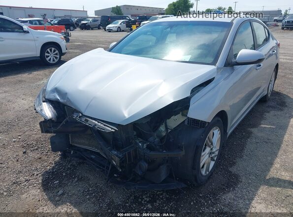 KMHD84LF8LU929377 2020 HYUNDAI ELANTRA Silver Widok z przodu