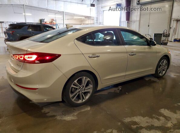 KMHD84LF9HU282690 2017 HYUNDAI ELANTRA Beige 