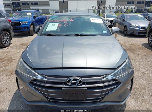 KMHD84LF9KU772585 2019 HYUNDAI ELANTRA Серый Вид щитка приборов