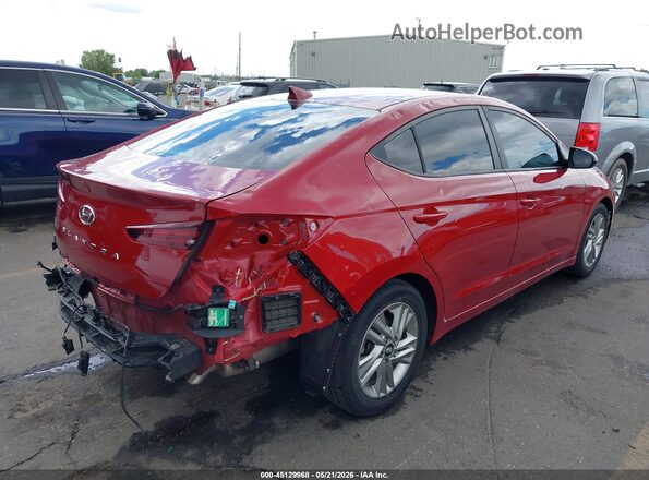KMHD84LF9LU995078 2020 HYUNDAI ELANTRA Red Rear right