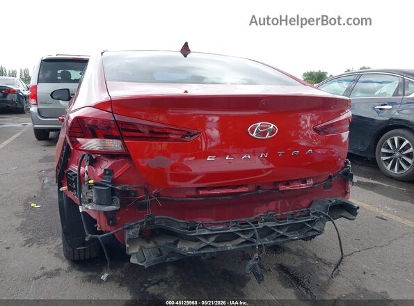 KMHD84LF9LU995078 2020 HYUNDAI ELANTRA Red Front view