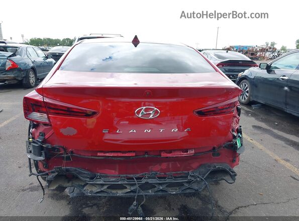 KMHD84LF9LU995078 2020 HYUNDAI ELANTRA Red 